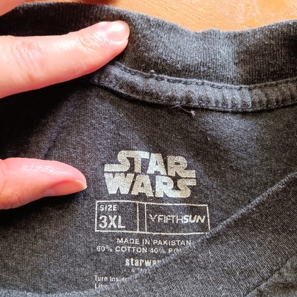 STAR WARS Kylo Ren T-Shirt Movie Saber Graphic Men's 3X Cotton Polyester STRETCH - Picture 4 of 4